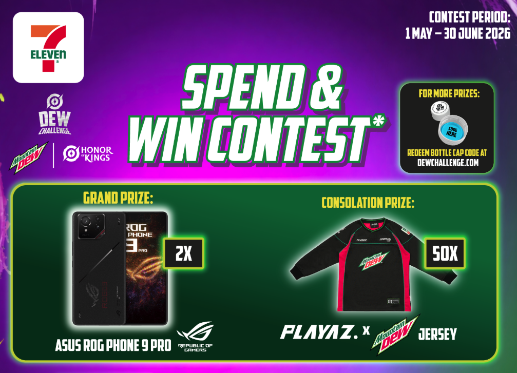 Mountain Dew x HOK x 7-Eleven Contest