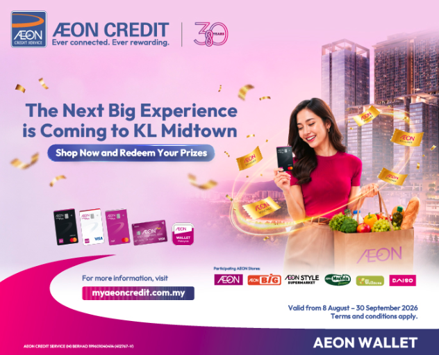 Shop Now and Stand a Chance to Win Up to RM500 in AEON Vouchers!