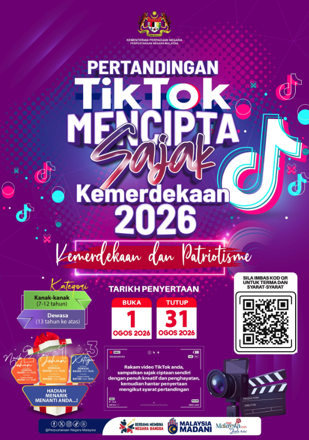 Pertandingan TikTok Mencipta Sajak Kemerdekaan 2026