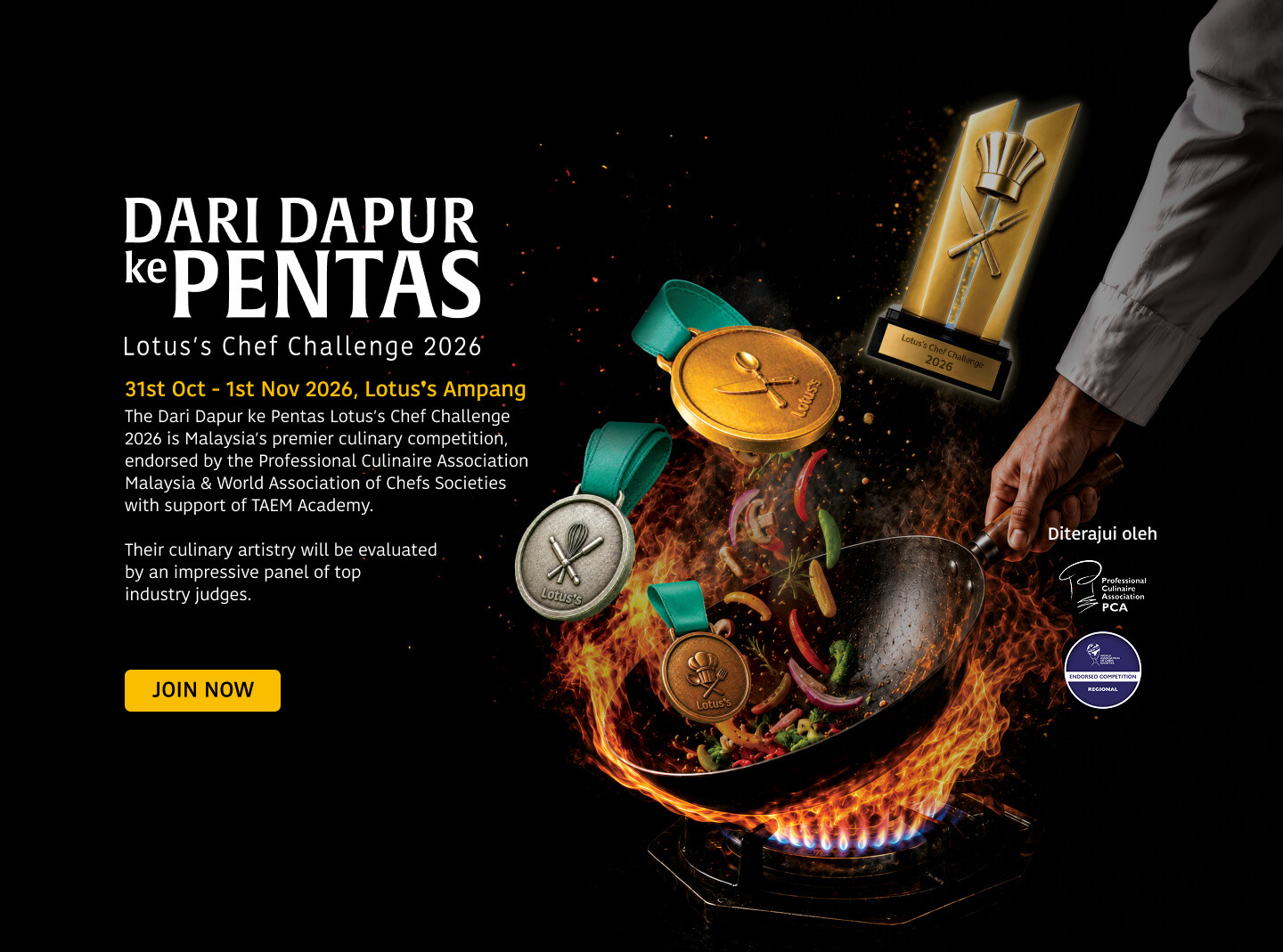 Lotus's Chef Challenge 2026 – Dari Dapur ke Pentas