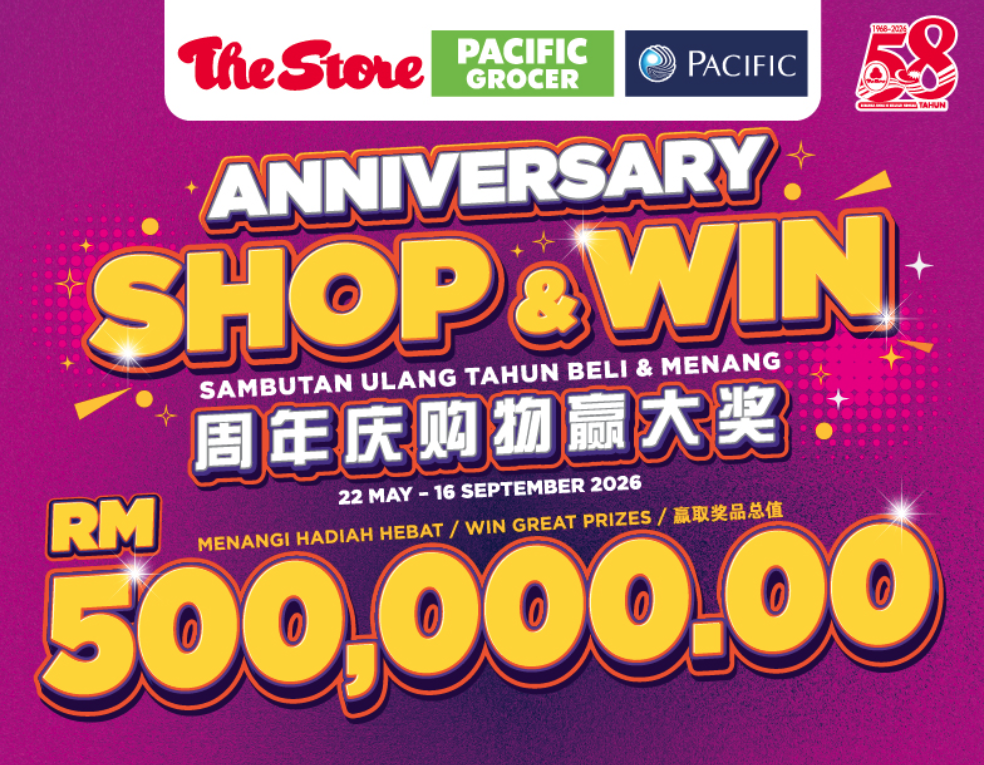 THE STORE PACIFIC 58th ANNIVERSARY SPEND TO WIN