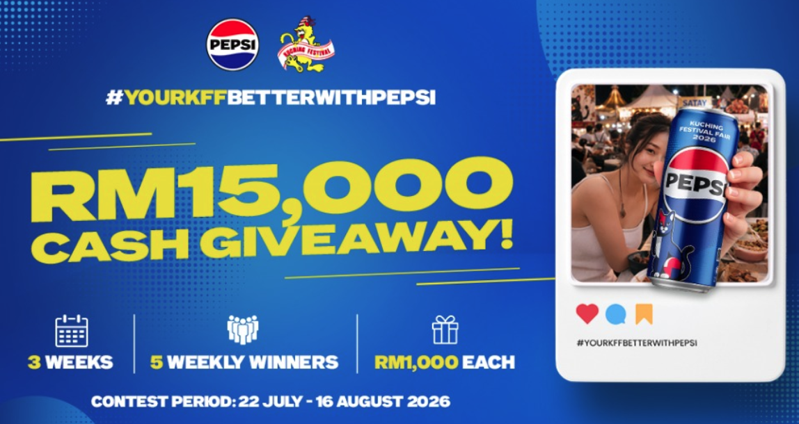 Kuching festival fair 2026 #YourKFFBetterWithPepsi 2026